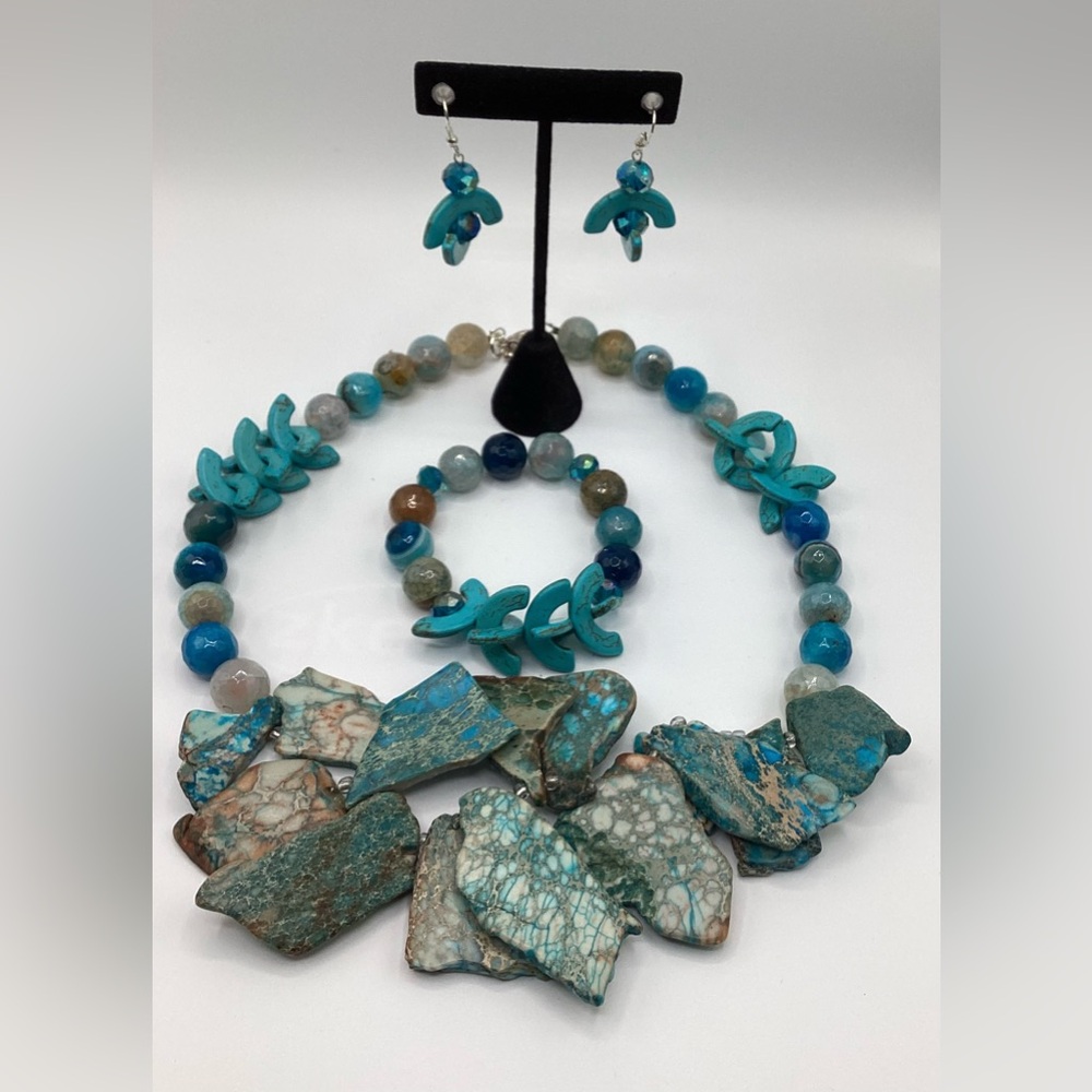 Handmade Gemstone Necklace Set